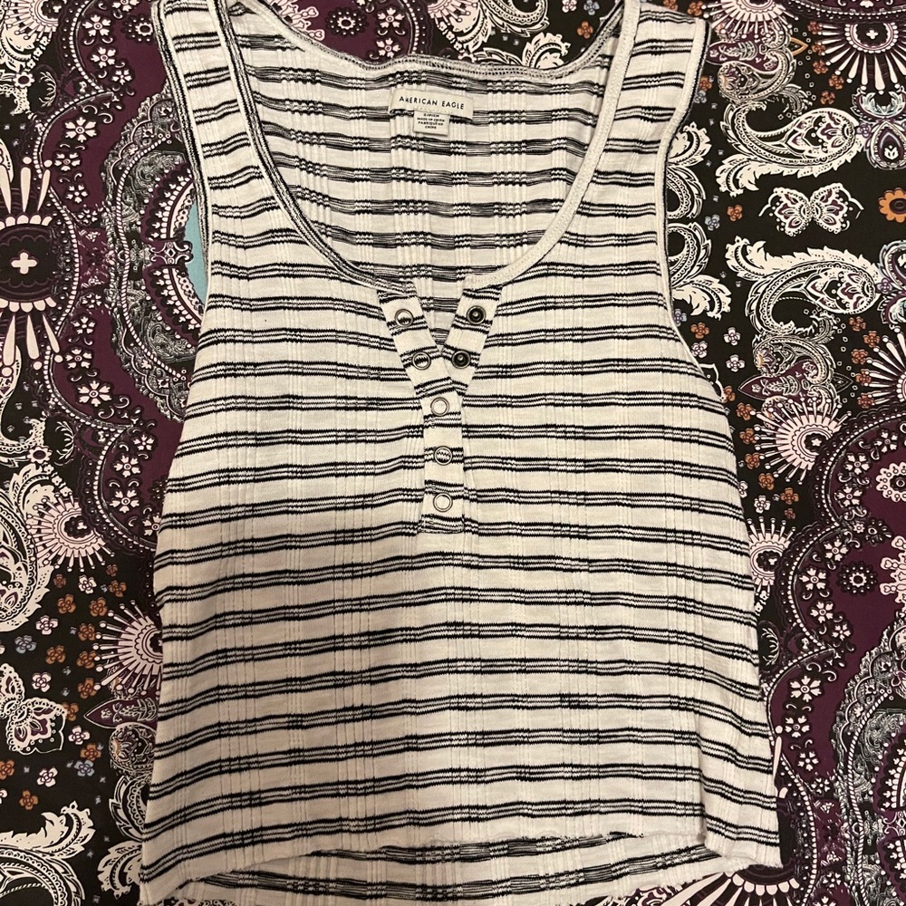 Striped American Eagle Tank